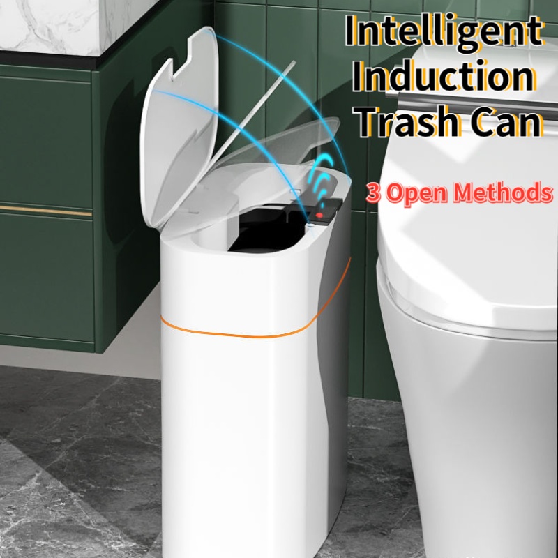 Smart Trash Can with Lid for Bedroom and Living Room - Image 2
