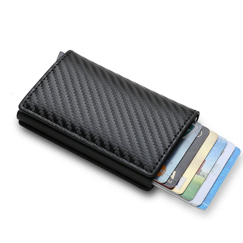 Credit Card Holder Smart Minimalist Wallet Pocket Men - Image 3