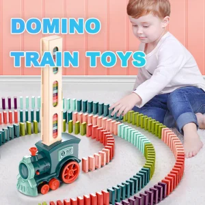 Domino Train Toys Baby Toys Car Puzzle Automatic