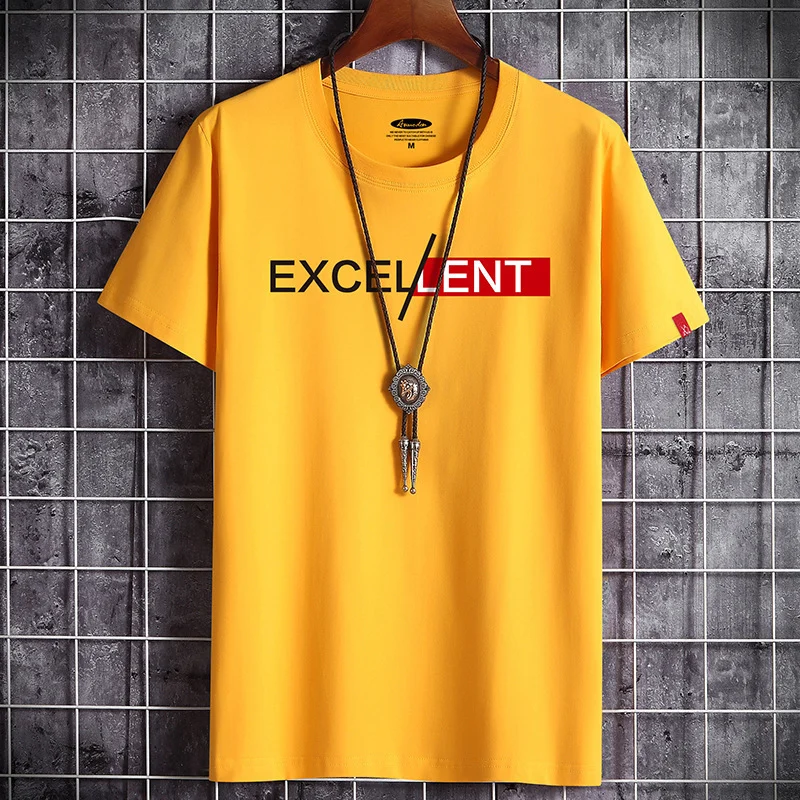 Cotton Summer Men's Short-sleeved T-shirt Bottoming - Image 4