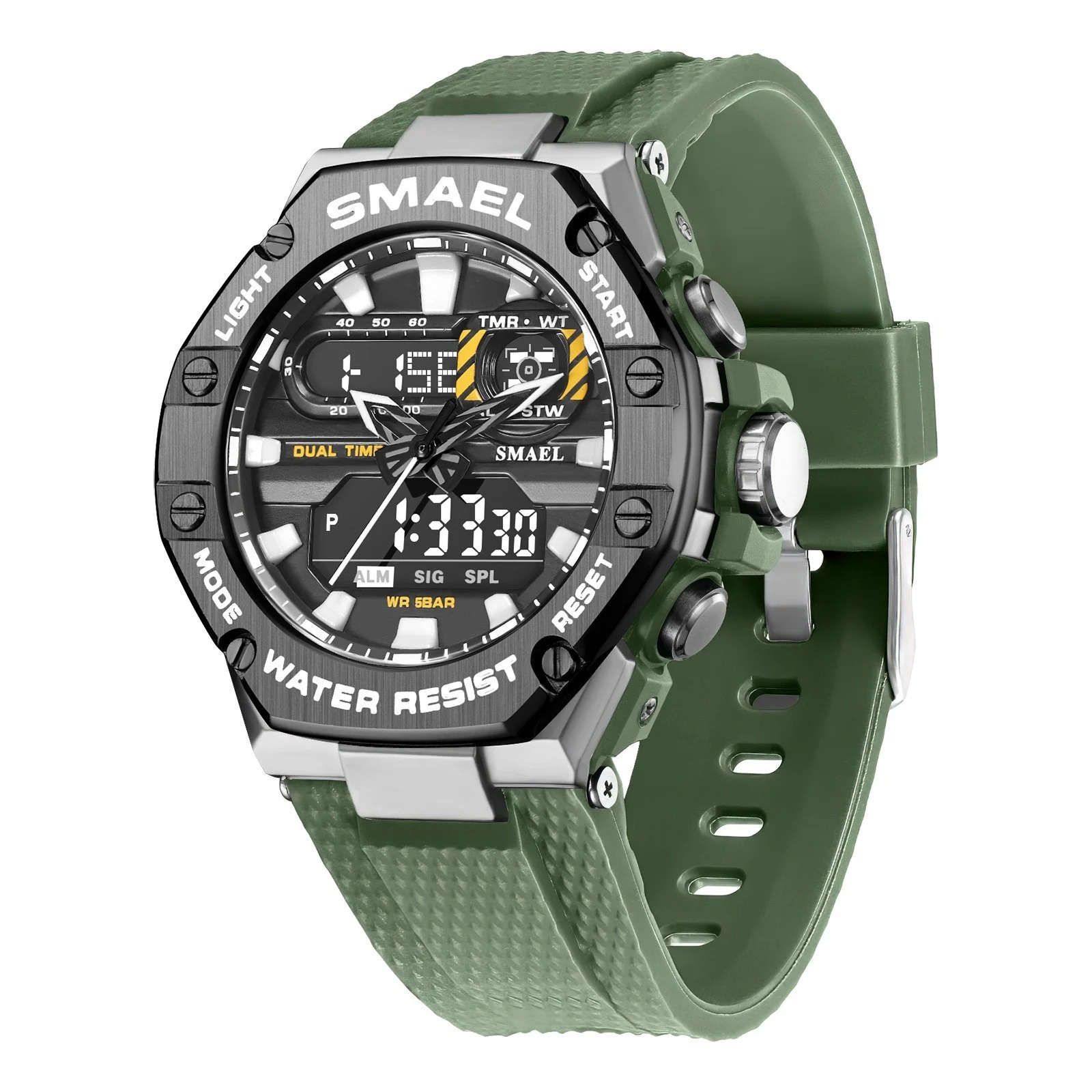 Digital Alloy Electronic Watch Men - Image 6