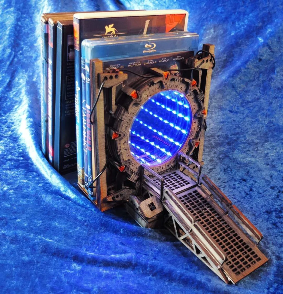 DIY Galaxy Bookends Book Display Stand Holder