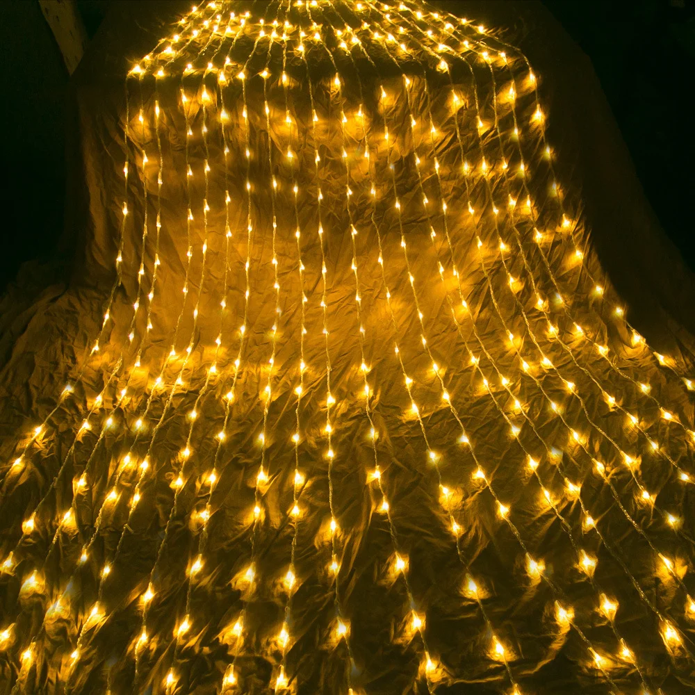 Outdoor Background Layout of Net Lights and Water - Image 3
