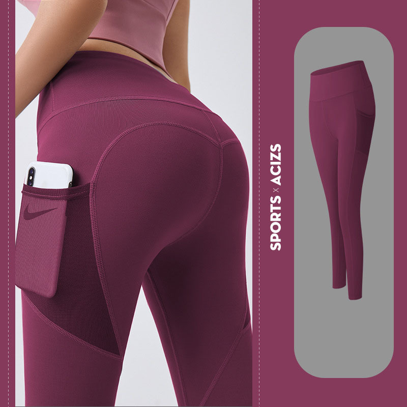 Yoga Pants Women with Pocket Leggings Sport Girl Gym - Image 9