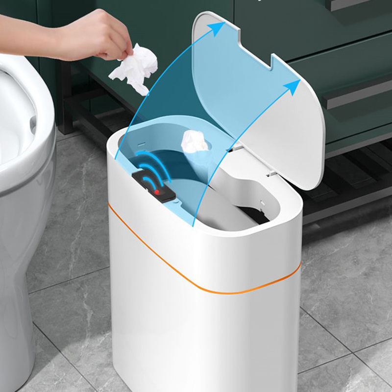 Smart Trash Can with Lid for Bedroom and Living Room - Image 4