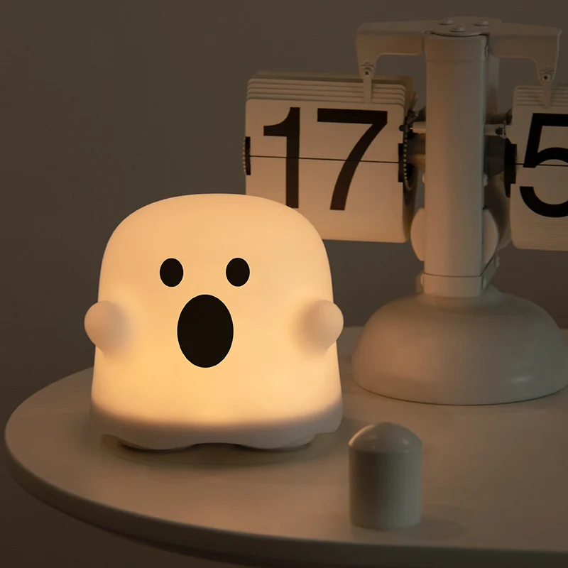 Home Decor Silicone Night Light Bedside Table Lamp LED - Image 3