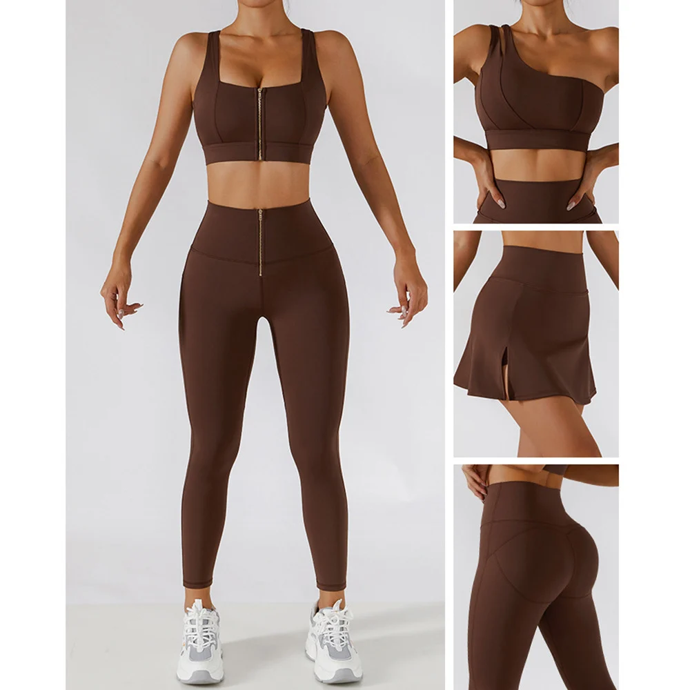 Sports Suit Seamless Yoga Set Women Two Pieces - Image 2