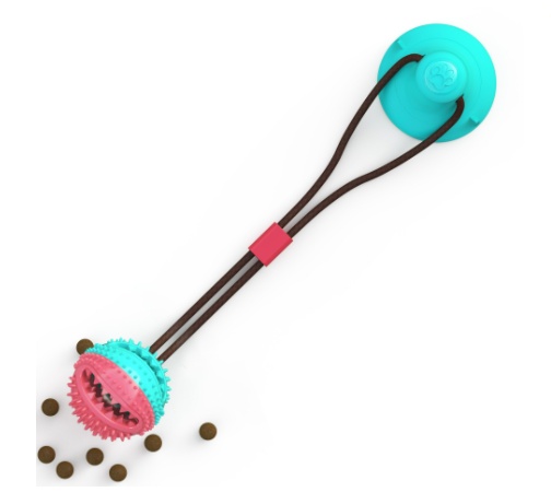 Dog Toys Silicon Suction Cup Tug Interactive Dog Ball - Image 9