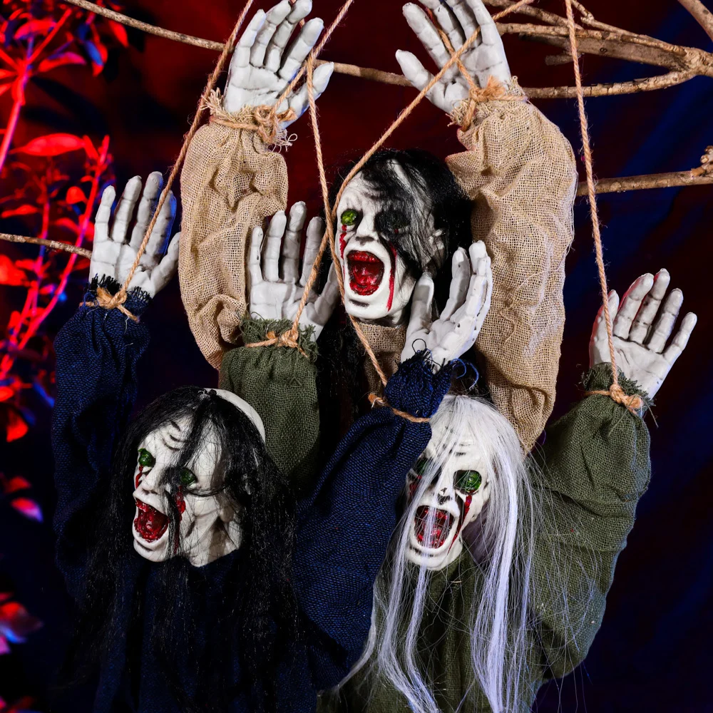 Halloween Decoration Hanging Ghost Haunted House Secret - Image 3
