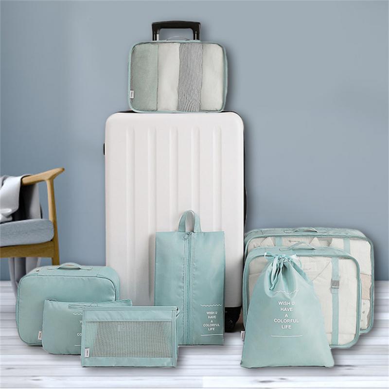 8-piece Set Luggage Divider Bag Travel Storage Clothes - Image 2