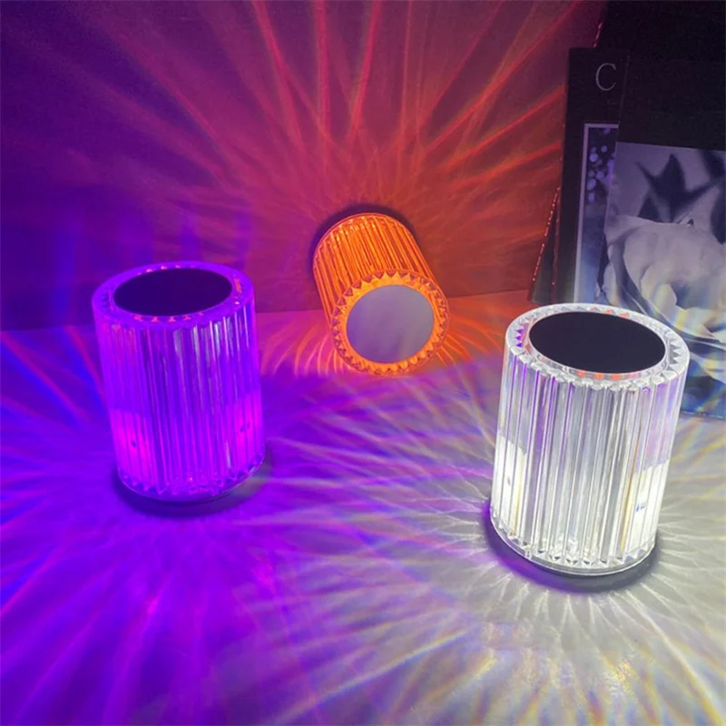 Crystal Lamp Table Lamp Atmosphere Creative Line Small - Image 4