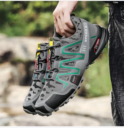 Men Hiking Shoes Climbing Male Sports Shoes Work Safety - Image 9