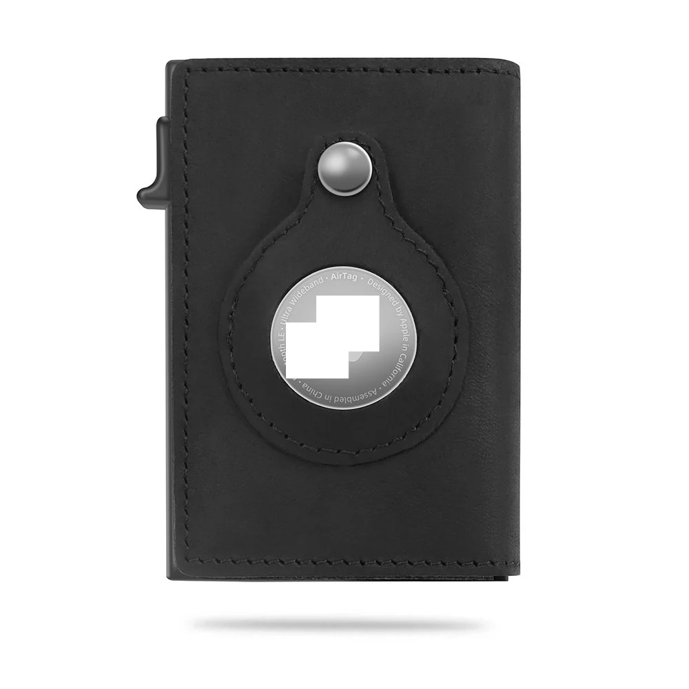 Rfid Card Holder Men Wallets Money Bag Male Black Short - Image 8
