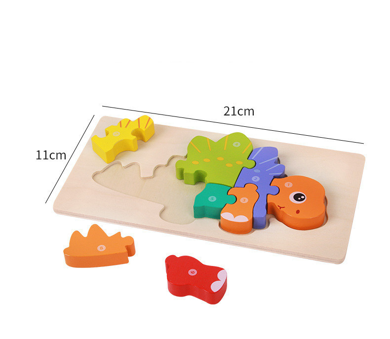 Children's Educational Toys Wooden Three-dimensional - Image 4