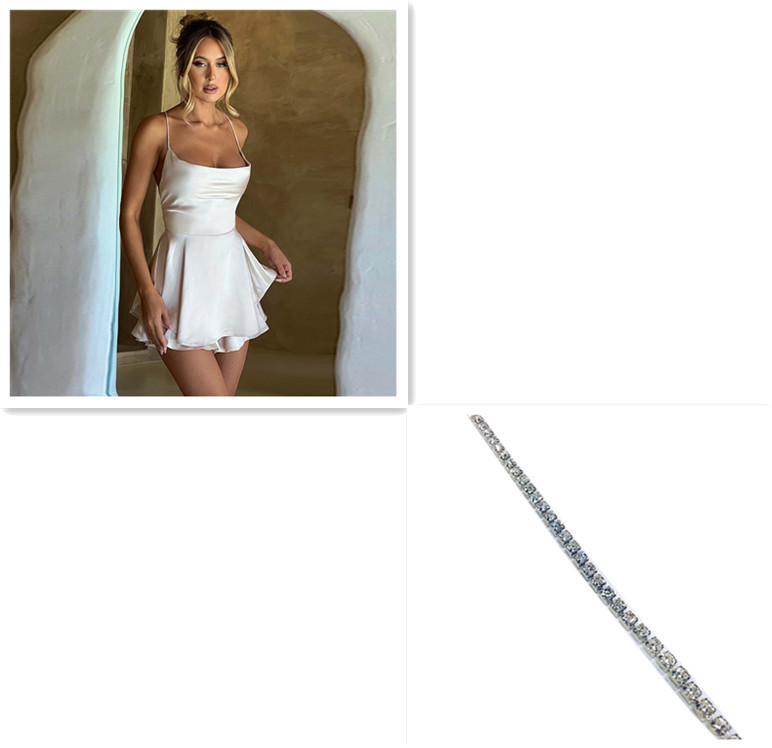 Sexy Suspender Skirt for Women Elegant Slim Strap Satin - Image 10