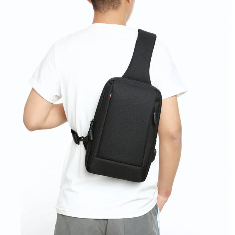 Men Chest Bag Shoulder Bags Crossbody Sling Backpack - Image 4