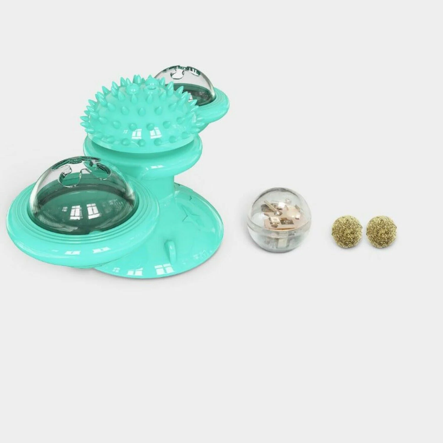 Windmill Cat Toys Cute Rotating Interactive Cat Toy - - Image 3