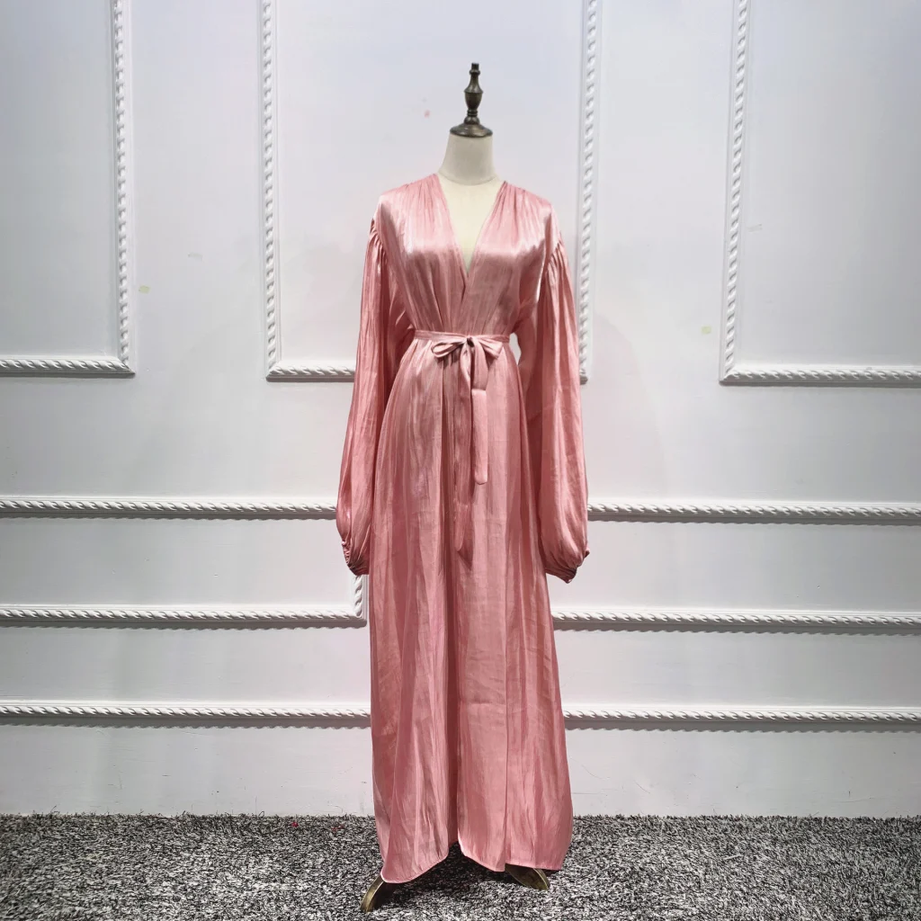 Eid Muslim Abaya Dress Kimono for Women Fashion Shining