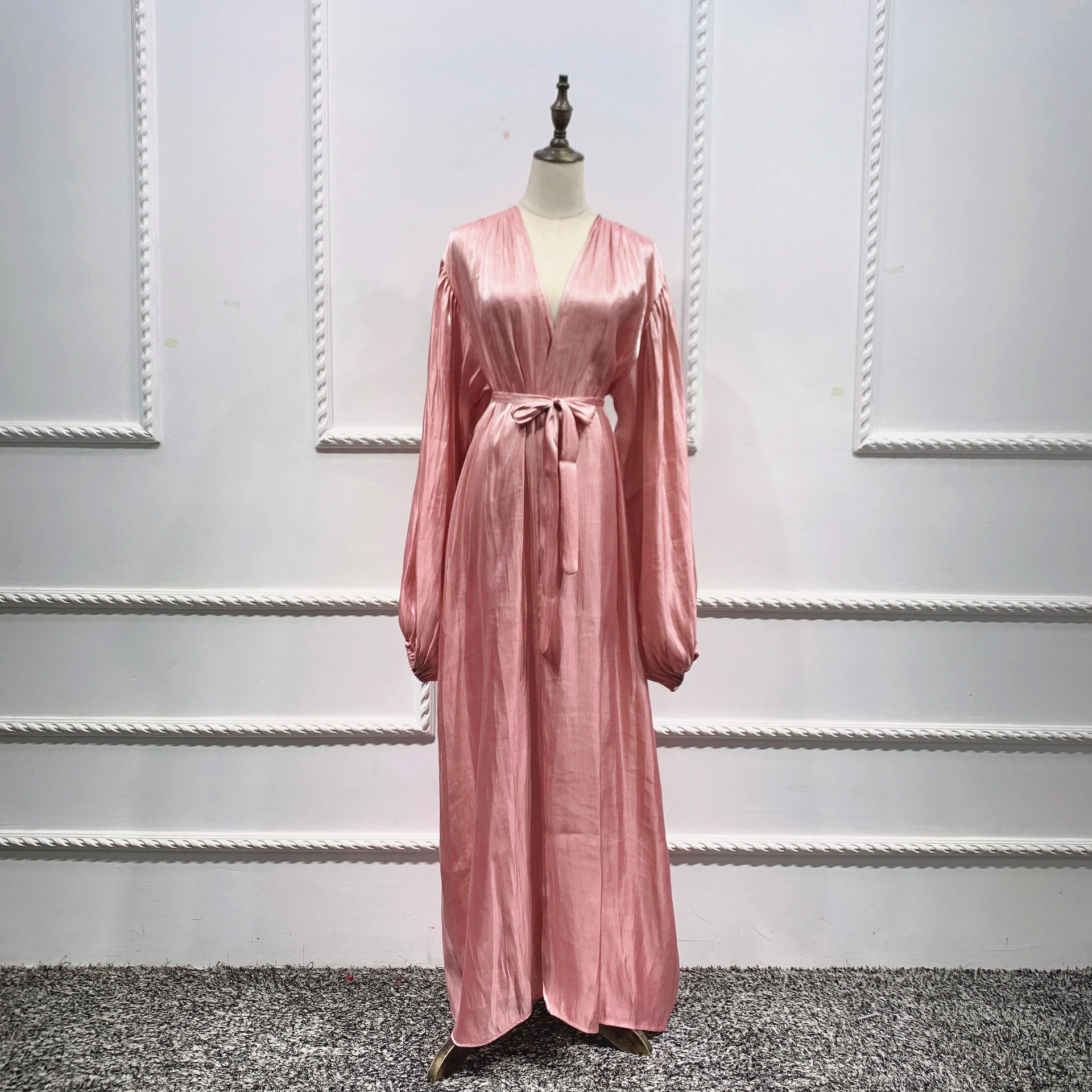 Eid Muslim Abaya Dress Kimono for Women Fashion Shining