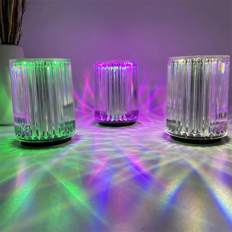 Crystal Lamp Table Lamp Atmosphere Creative Line Small - Image 6