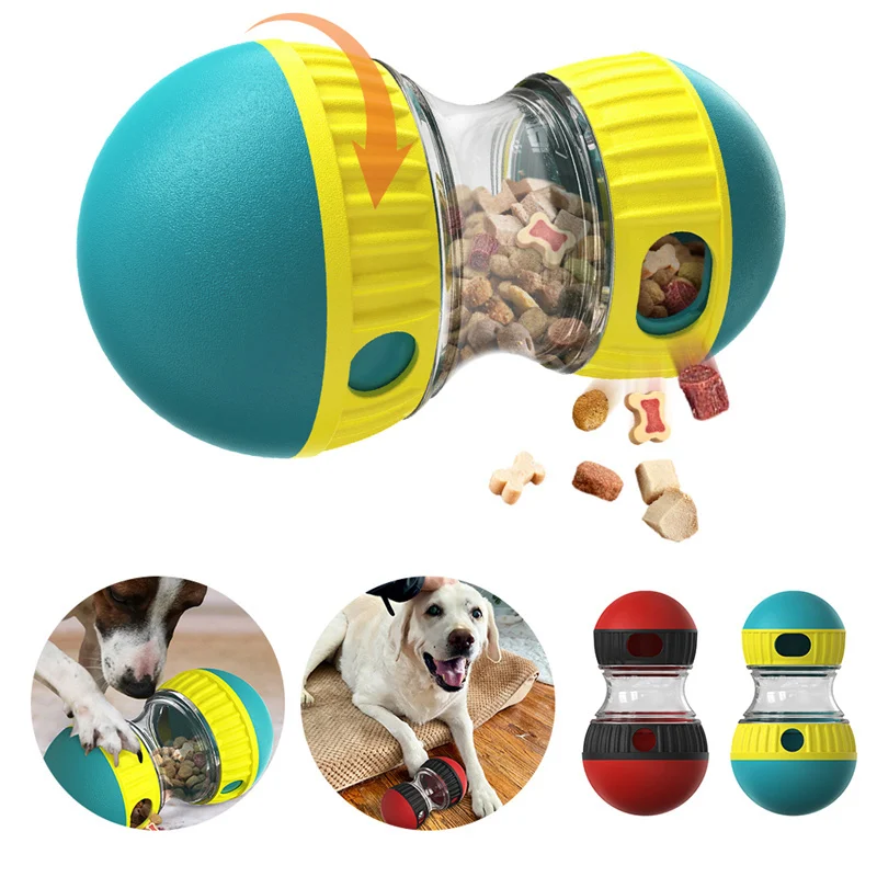 Food Dispensing Dog Toy Tumbler Leaky Food Ball Puzzle - Image 4