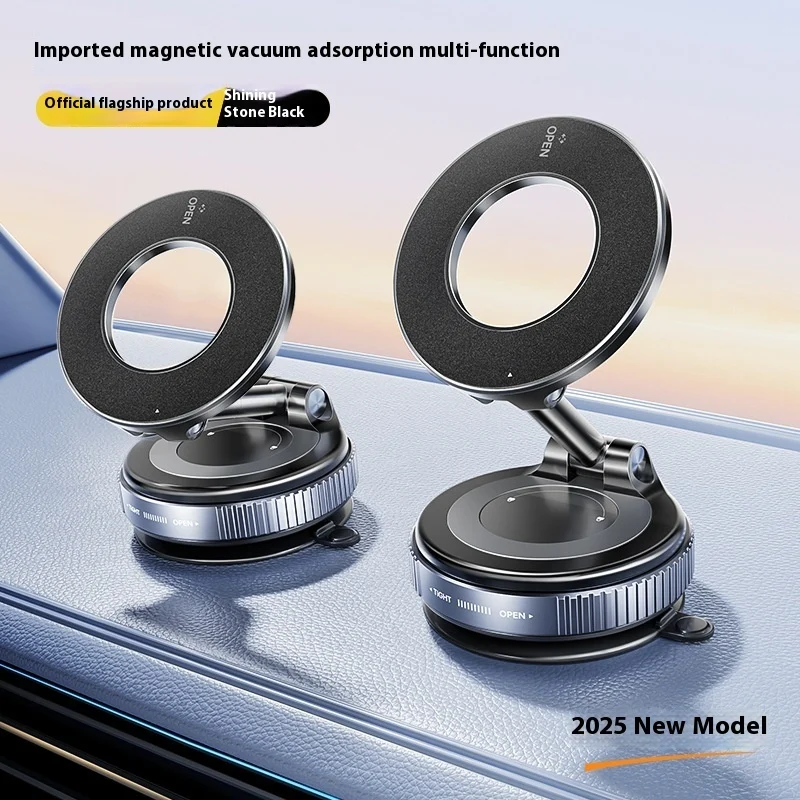 Magnetic Phone Holder with Vacuum Suction Foldable - Image 2