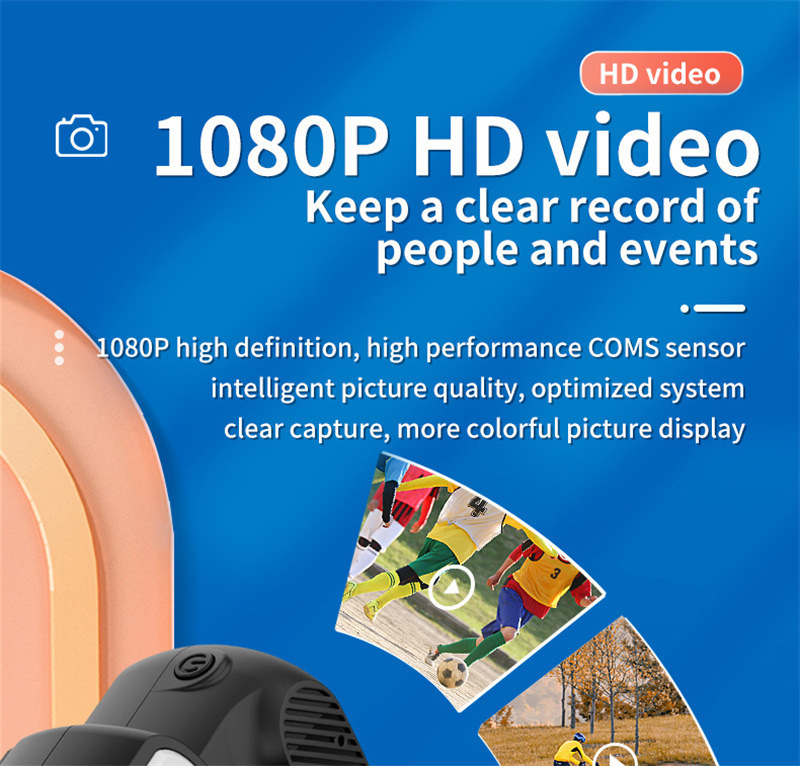 Retro Mini Camera with Screen Indoor Home Outdoor 1080p - Image 8