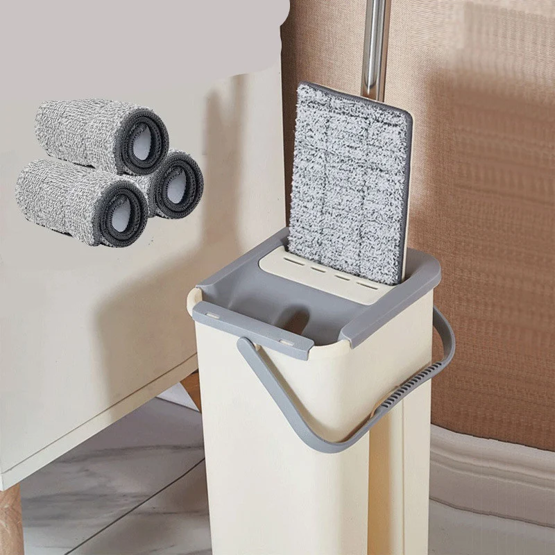 One Mop Flat Mop Wood Floor Mop Rod Swivel Universal - Image 3
