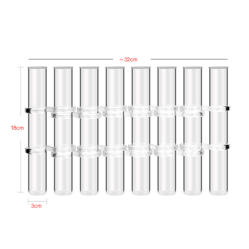 Test Tube Clear Glass Vase for Plant Bottle Flower Pot - Image 5