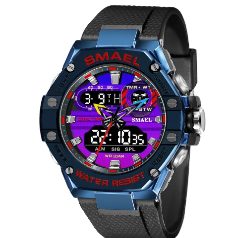 Digital Alloy Electronic Watch Men - Image 8