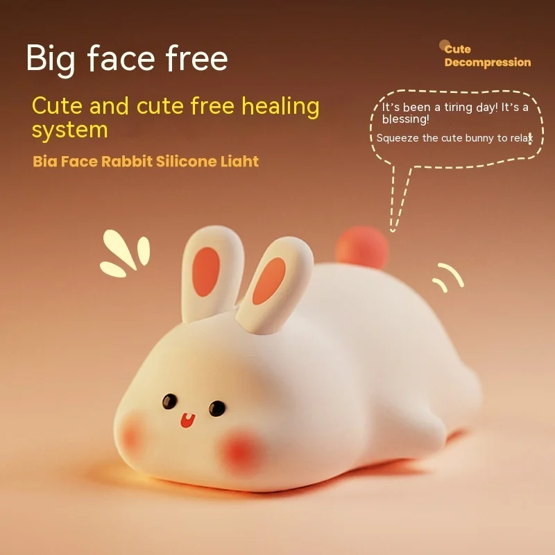 Cute LED Night Light Touch Sensor Cartoon Kid's - Image 5