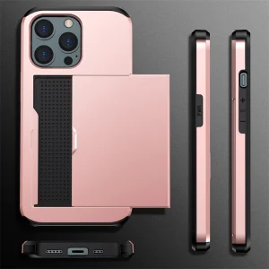 Mobile Phone Case Sliding Cover Card Two-in-one