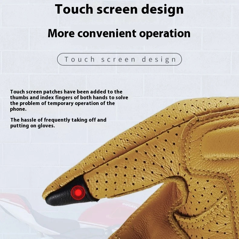 Motorbike Gloves Motorcycle Equipment Warm Breathable - Image 3