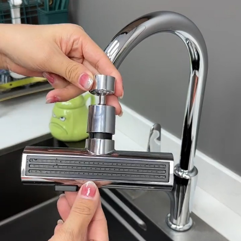 Kitchen Faucet Waterfall Outlet Splash Proof Universal - Image 10