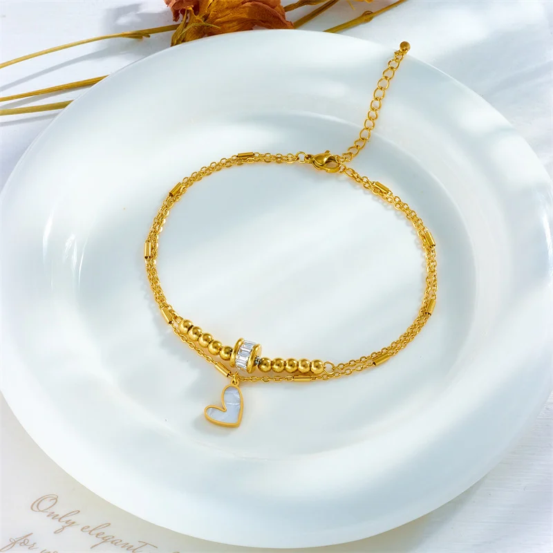Fashion Jewelry Boho Classic Love Heart Ankle Chain - Image 3