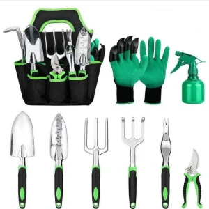 Garden Supplies 9-piece Aluminum Alloy Set Silicone