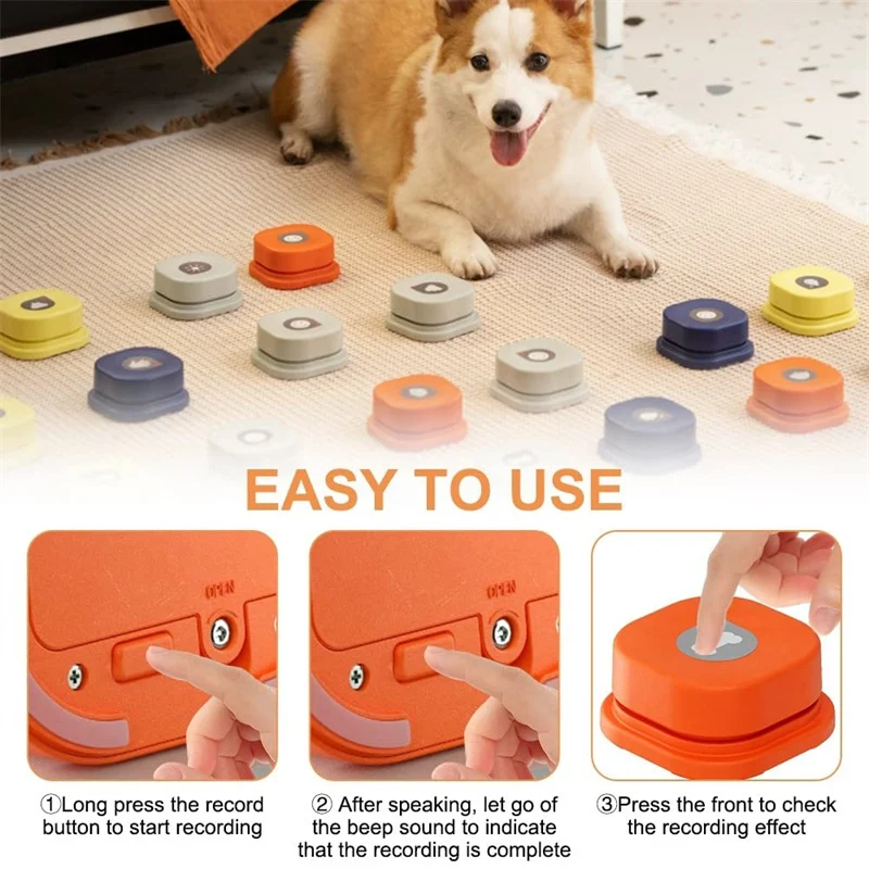 4 Colors Pet Communication Button One-click Prevent - Image 6