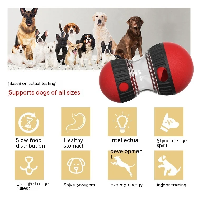 Food Dispensing Dog Toy Tumbler Leaky Food Ball Puzzle - Image 8
