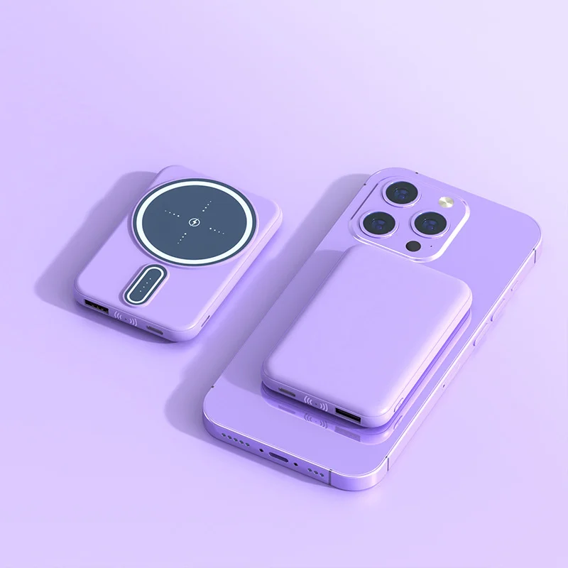 Magnetic Suction Charging Bank Wireless Charging Bank - Image 3