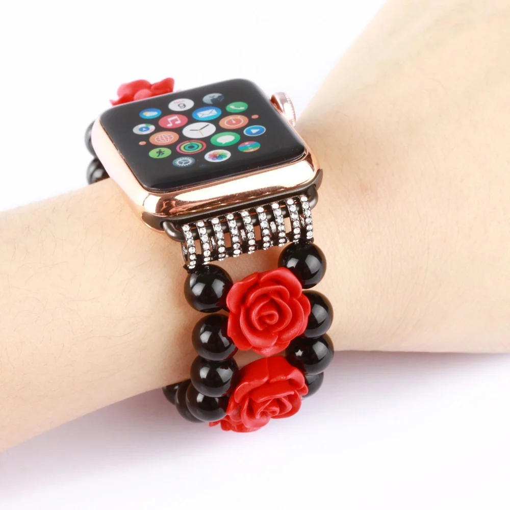 Black Onyx Jewelry Smart Watch Band - Image 3