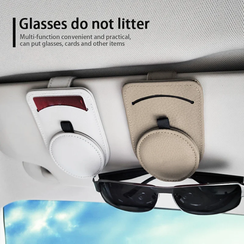 Car Glasses Holder Universal Sun Visor Eyeglasses Clip - Image 5