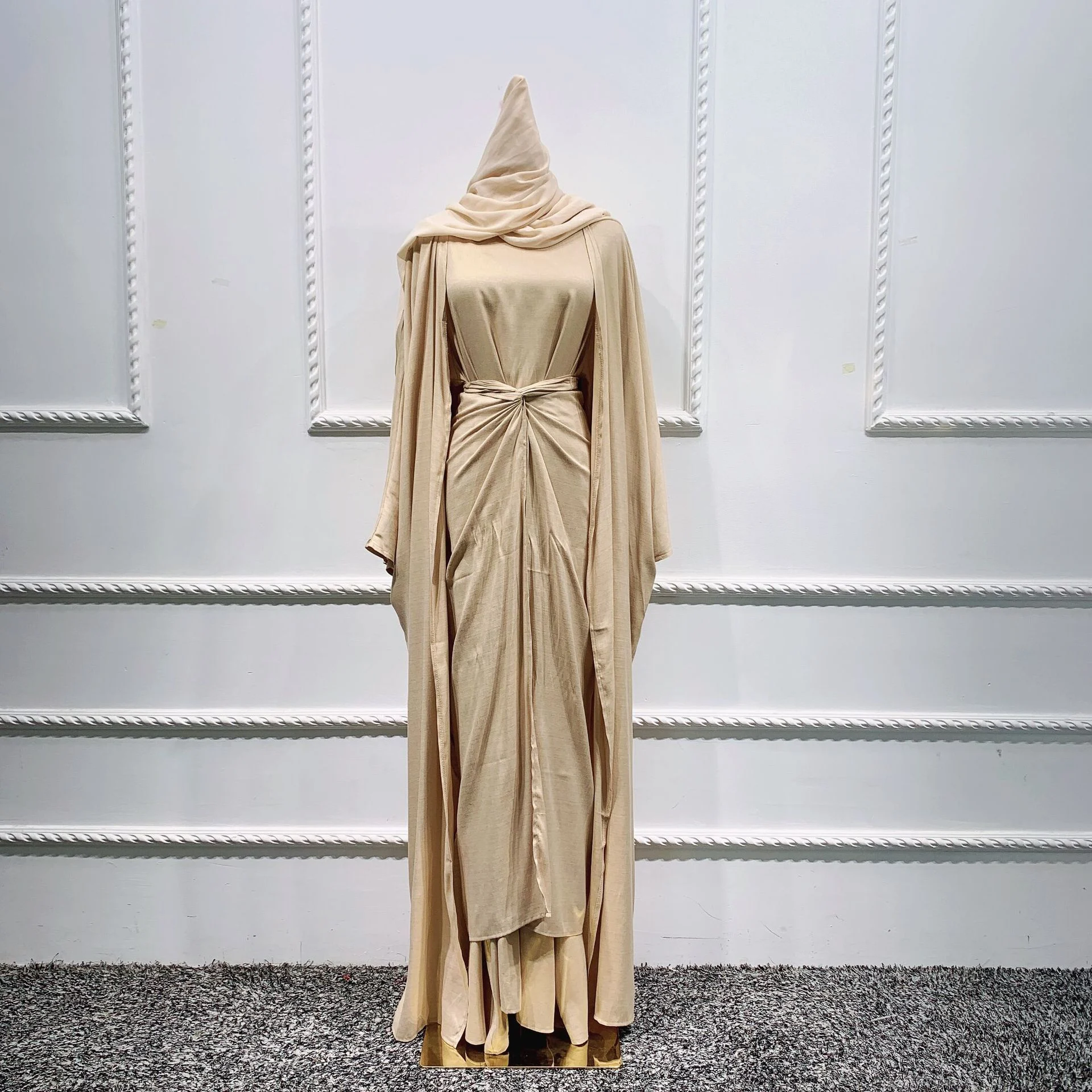 Ensemble Femme Musulmane Kaftan Abaya Dubai Turkey Islam - Image 3
