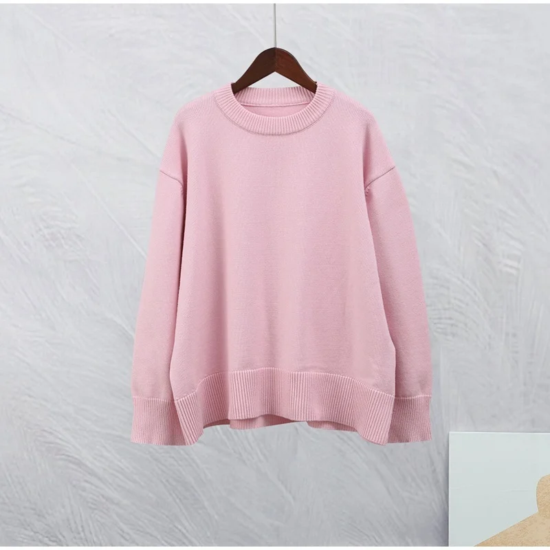 Sweet Crew Neck Pullover Sweater Winter Fashion Loose - Image 5