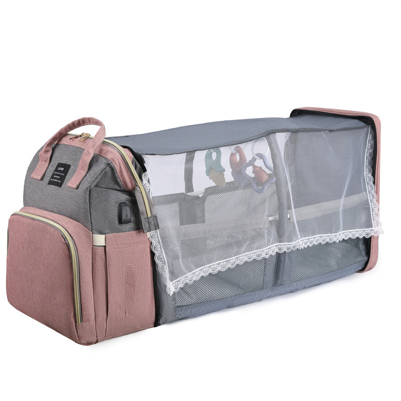 Mummy Baby Crib Backpack Large Capacity Out Milk - Image 9