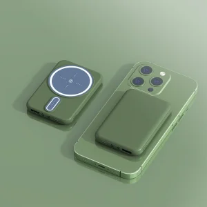 Magnetic Suction Charging Bank Wireless Charging Bank