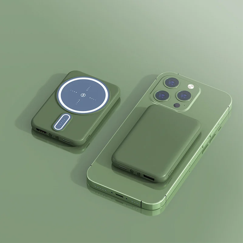 Magnetic Suction Charging Bank Wireless Charging Bank