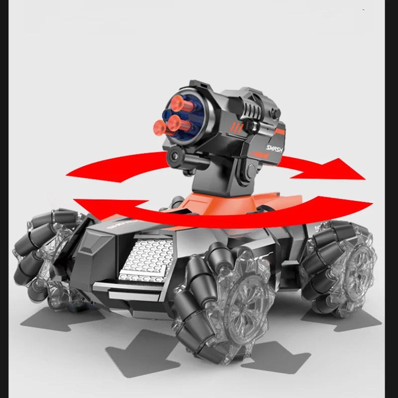 Remote Control Tank Soft Bomb Armored Rc Toy Car - Image 4
