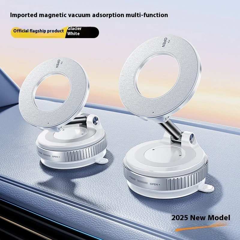 Magnetic Phone Holder with Vacuum Suction Foldable - Image 3