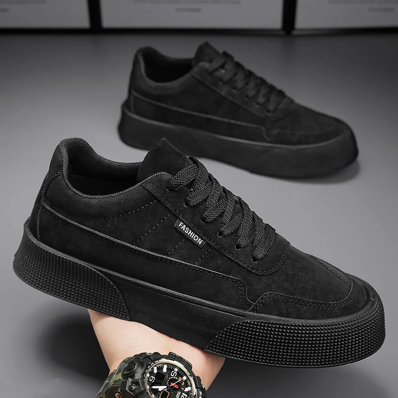 Casual Board Flat Shoes Men Breathable Thick-soled - Image 10