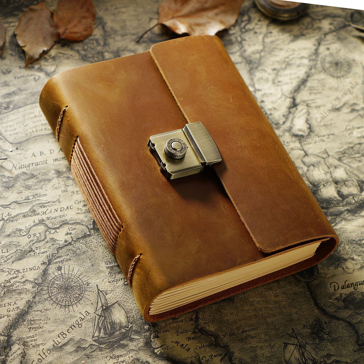 Vintage Journal Journal Cowhide Notebook - Image 8
